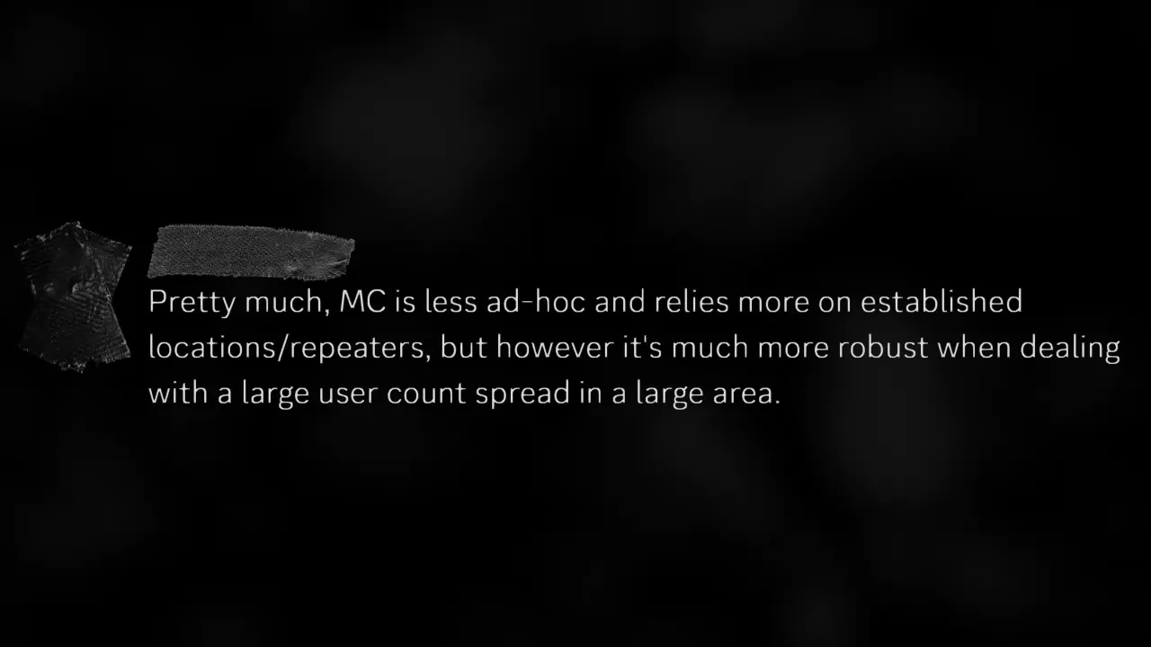 南加州社区成员关于 MeshCore 更依赖固定中继网络的反馈截图